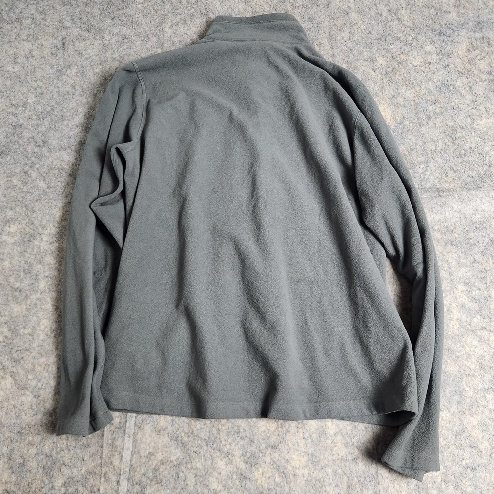 Eddie Bauer First Ascent Half Zip Fleece Sweatshirt Men M Gray‎ Jacket Gorpcore - Picture 2 of 7